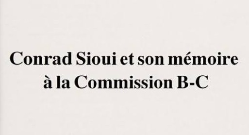 Chapitre 2 – Conrad Sioui et son mémoire à la Commission B-C – Ces indigènes susdits SAUVAGE (Roy, Raoul&nbsp;1991-1992)